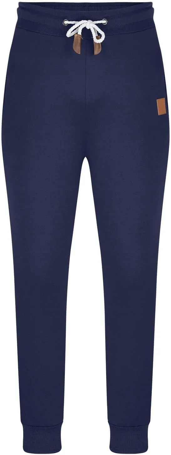 Mens Sweatpants Fleece Workout Joggers Lightweight Drawstring Cargo Pants Tapered Athletic Pants with Pockets