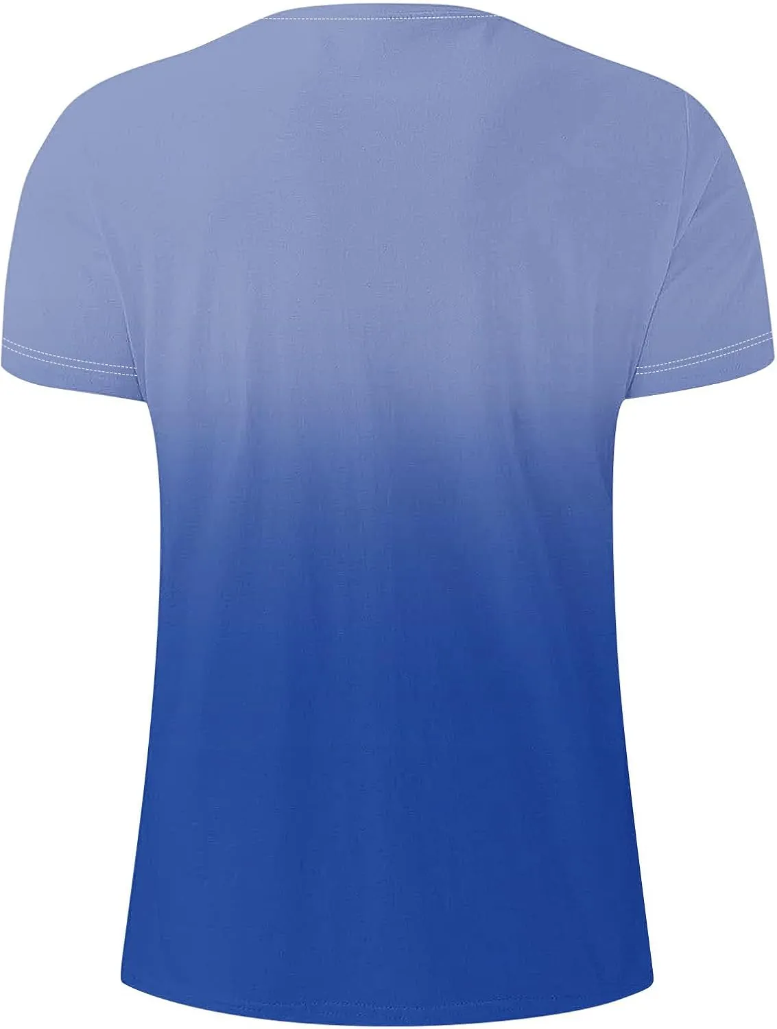 Mens T Shirts Casual Short Sleeve Crewneck Pullover Shirts Vintage Gradient Graphic Tees Summer Athletic Tunic Blouse