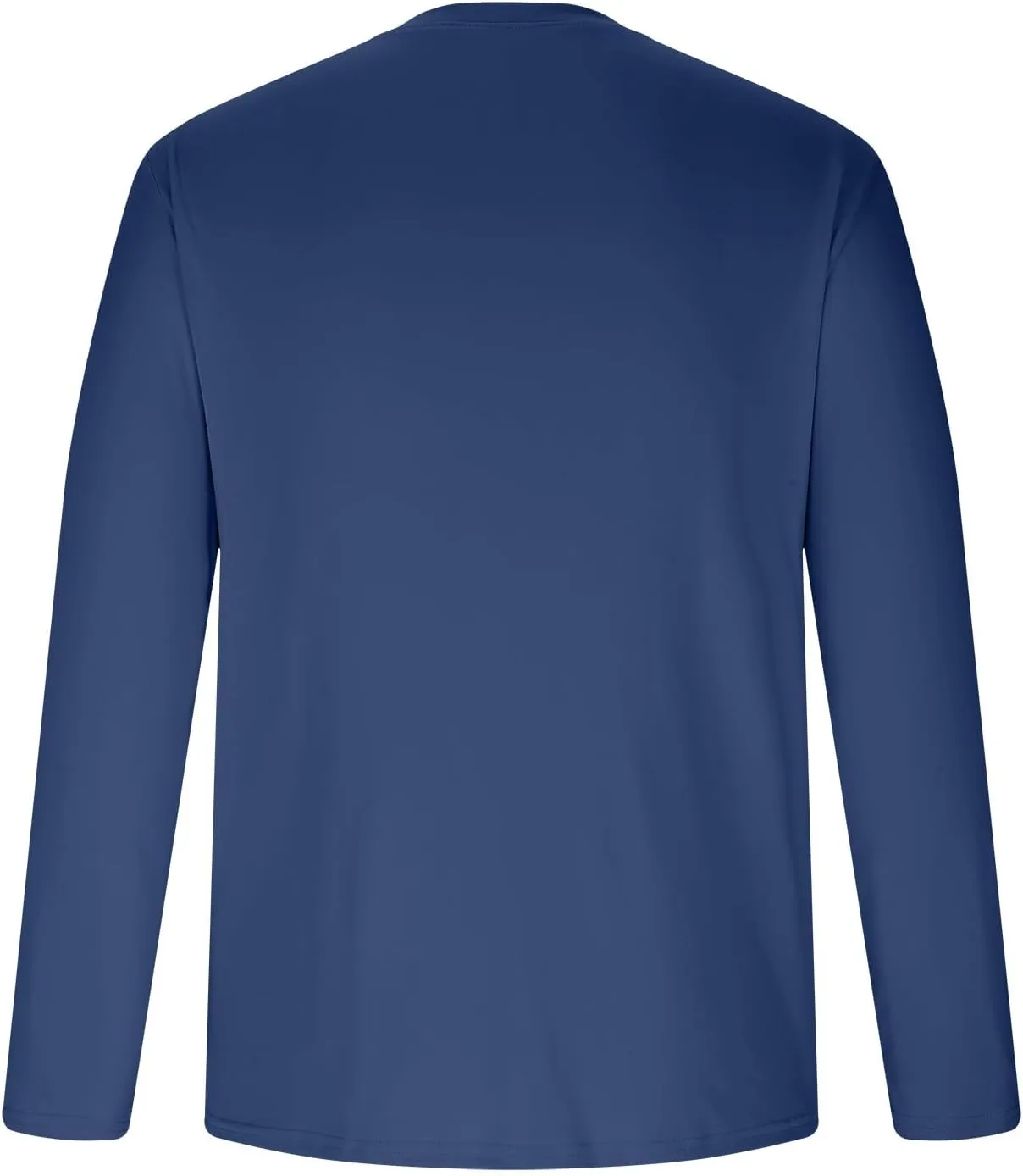 Mens UPF 50  UV Sun Protection Shirts Outdoor Long Sleeve SPF Rash Guard for Fishing Hiking Swimming Running