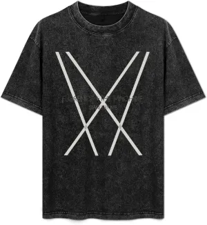 Mens Womens Vintage Oversized Short Sleeve T Shirts Novelty Drop Shoulder Tee Tops