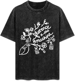 Mens Womens Vintage Oversized Short Sleeve T Shirts Novelty Drop Shoulder Tee Tops