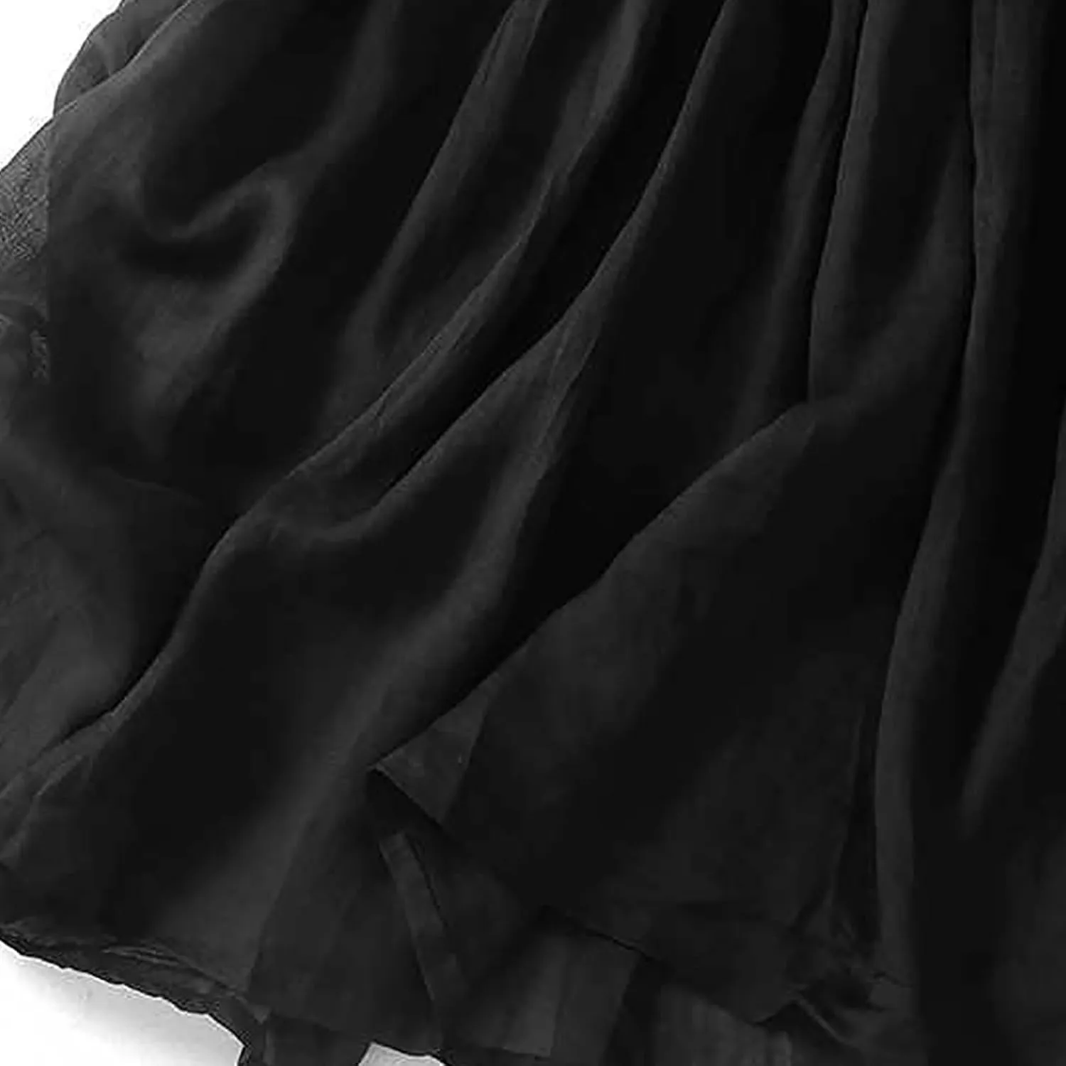 Oplxuo Cotton Linen Skirts for Women Boho Summer Elastic High Waist Drawstring A-Line Flowy Swing Beach Holiday Maxi Skirt