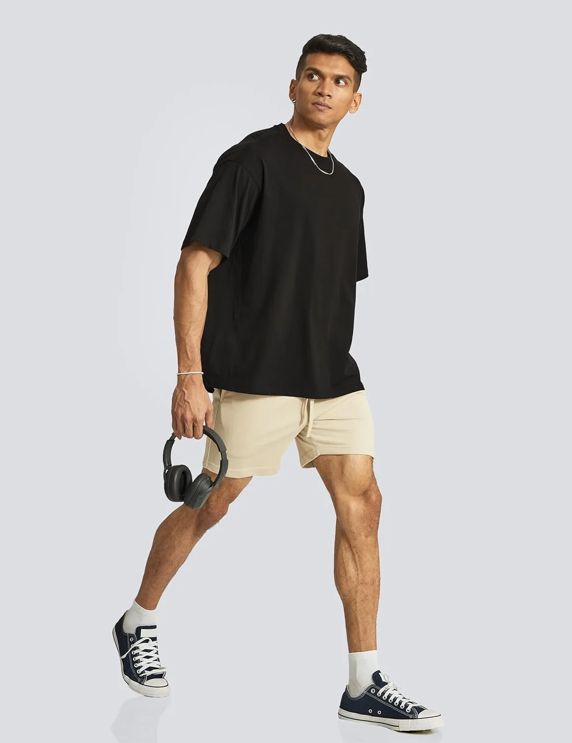 Ouber Men's Loose Fit Gym Short Sleeve T-Shirts Athletic Workout Running Casual Shirts