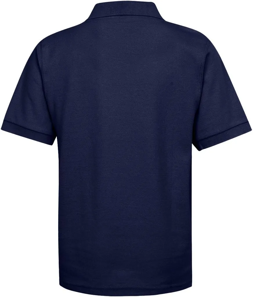Premium Wear Men's Polo Shirts  Short Sleeves Stain Guard Polo Shirts for Men