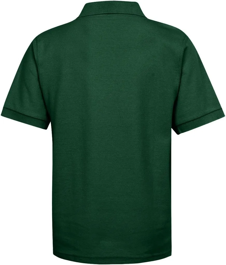 Premium Wear Men's Polo Shirts  Short Sleeves Stain Guard Polo Shirts for Men