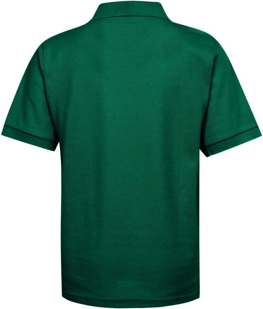 Premium Wear Men's Polo Shirts  Short Sleeves Stain Guard Polo Shirts for Men