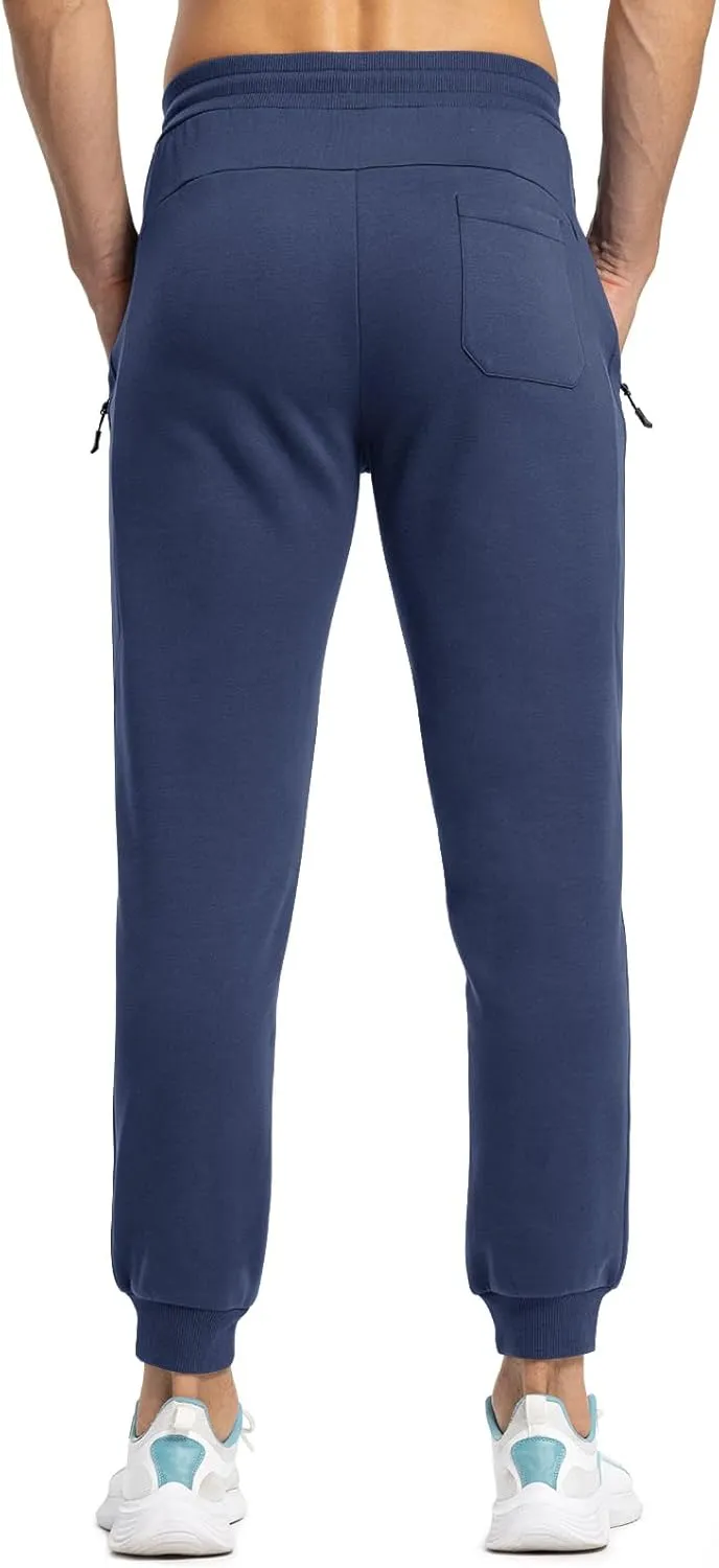 Rdruko Men's Fleece Jogger Pants Winter Thicken Sweatpants Warm Track Pants with Pockets