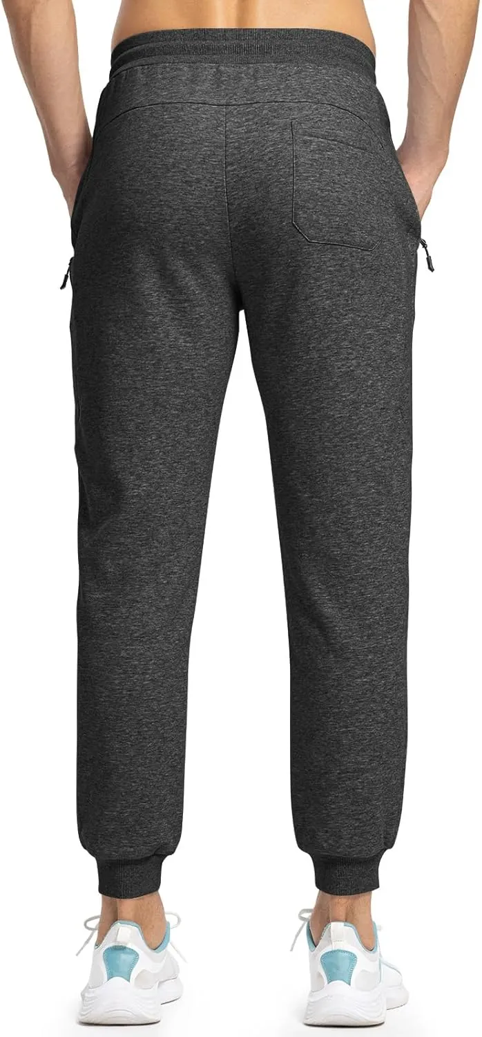Rdruko Men's Fleece Jogger Pants Winter Thicken Sweatpants Warm Track Pants with Pockets