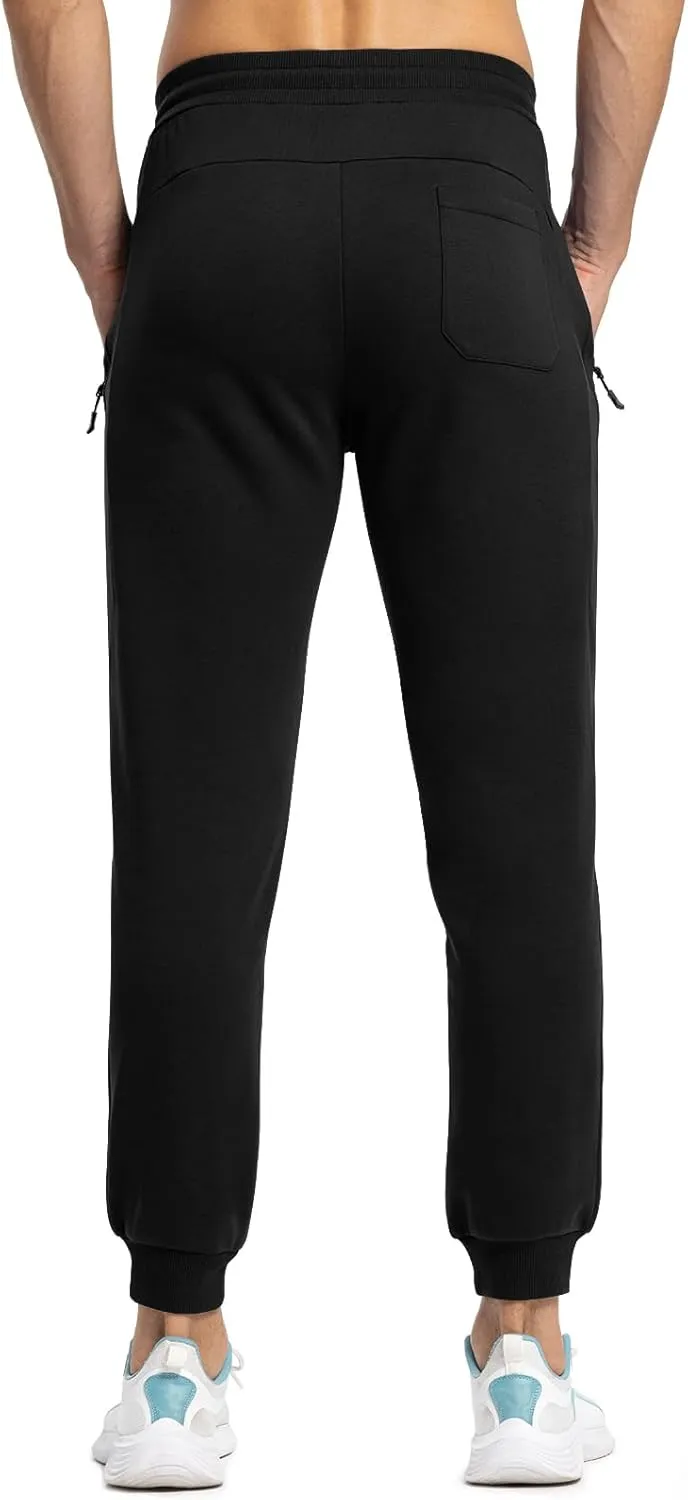 Rdruko Men's Fleece Jogger Pants Winter Thicken Sweatpants Warm Track Pants with Pockets