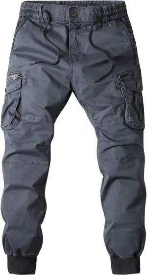 RTRDE Men's Cargo Pants Casual Fashion Pants Loose Straight Leg Pant Pants, 29-40