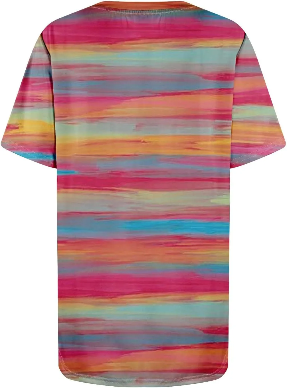 Short Sleeve Shirts for Women Pocket T Shirt Loose Crewneck Plus Size Tops for Women Daily Outfits
