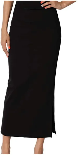 Side Slit Maxi Pencil Skirts for Women High Waist Slim Bodycon Stretch Elegant Long Skirt Party Club Night Out Skirt