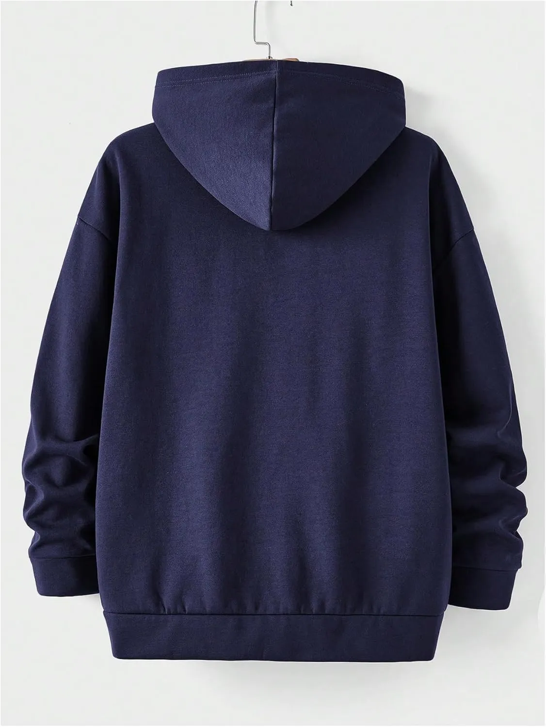 SOLY HUX Men's Graphic Zip Up Hoodies Streetwear Jacket Letter Print Long Sleeve Sweatshirt with Pocket