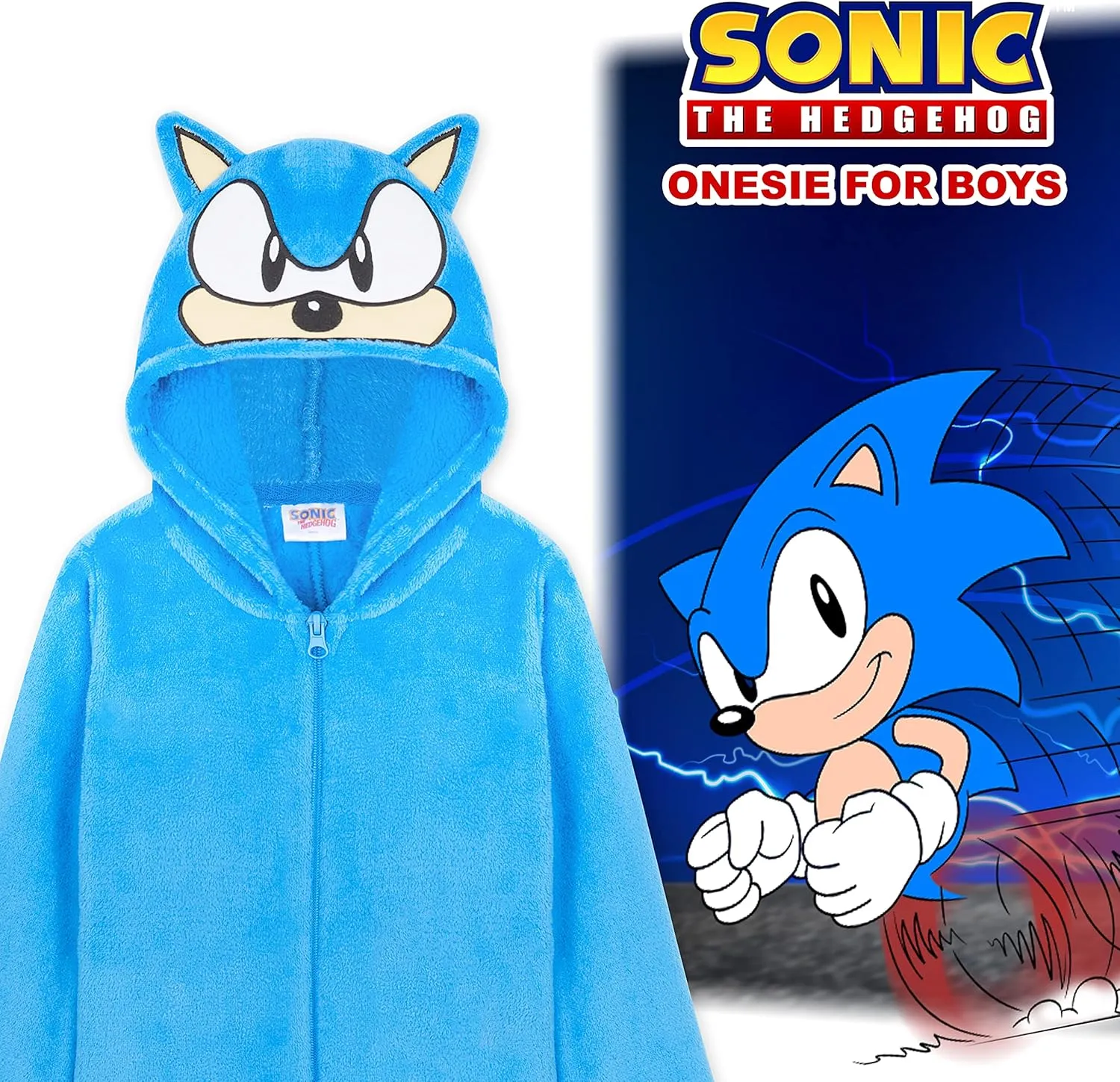 Sonic The Hedgehog Pyjama for Boys, Gamer Gifts