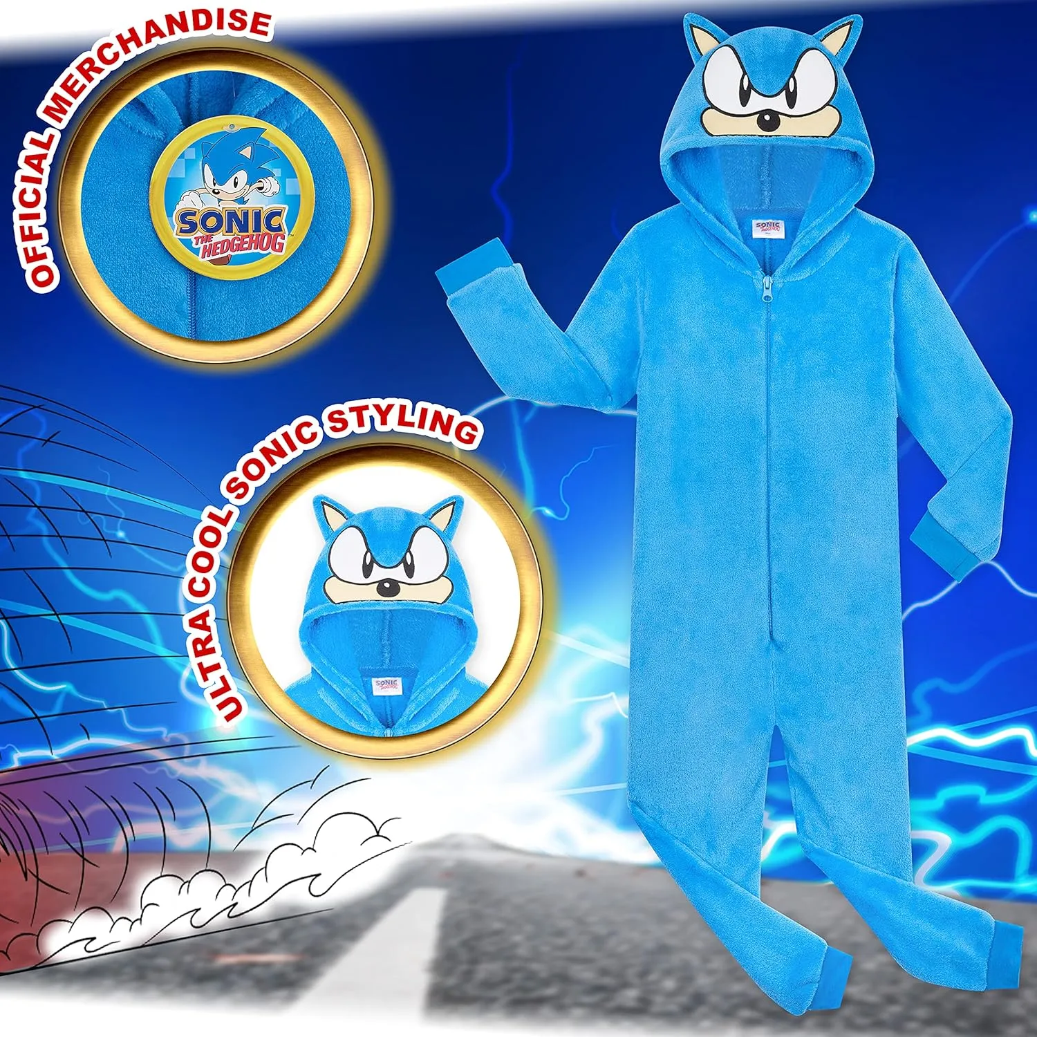 Sonic The Hedgehog Pyjama for Boys, Gamer Gifts