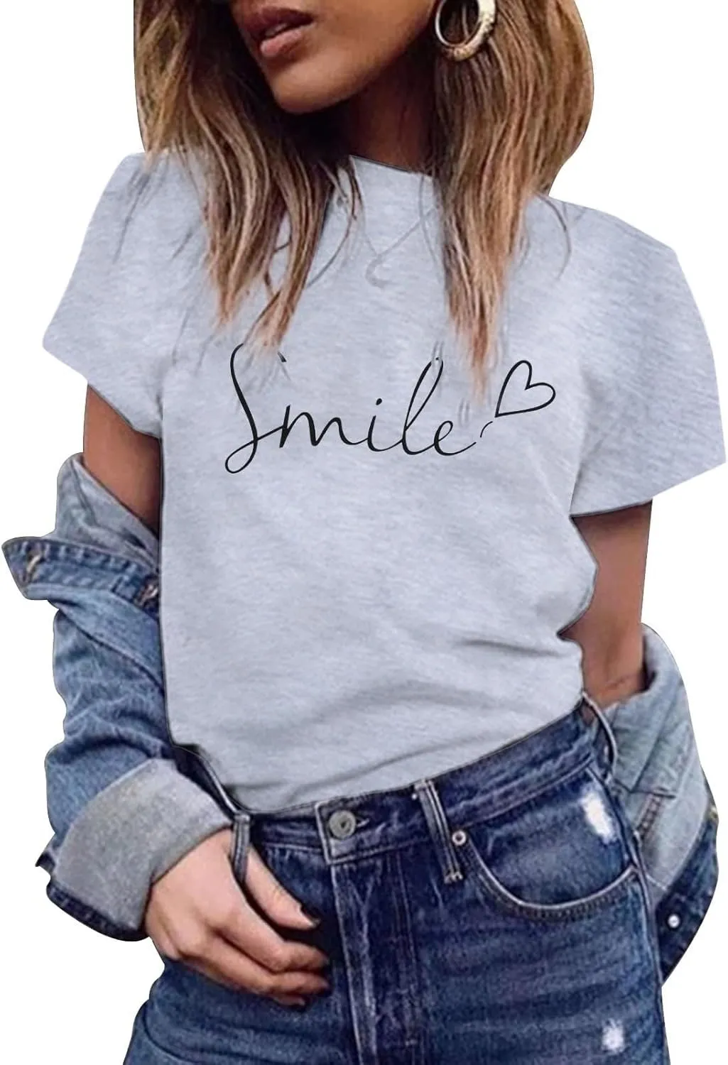 Summer Tops for Women 2025 Art Pattern Shirt Short Sleeve Crewneck Blouse Business Casual Loose Soft Shirt