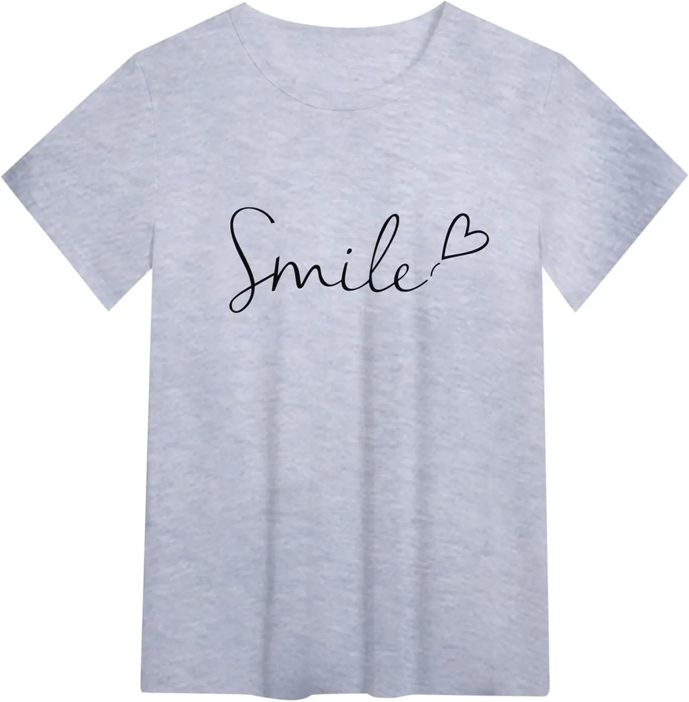 Summer Tops for Women 2025 Art Pattern Shirt Short Sleeve Crewneck Blouse Business Casual Loose Soft Shirt