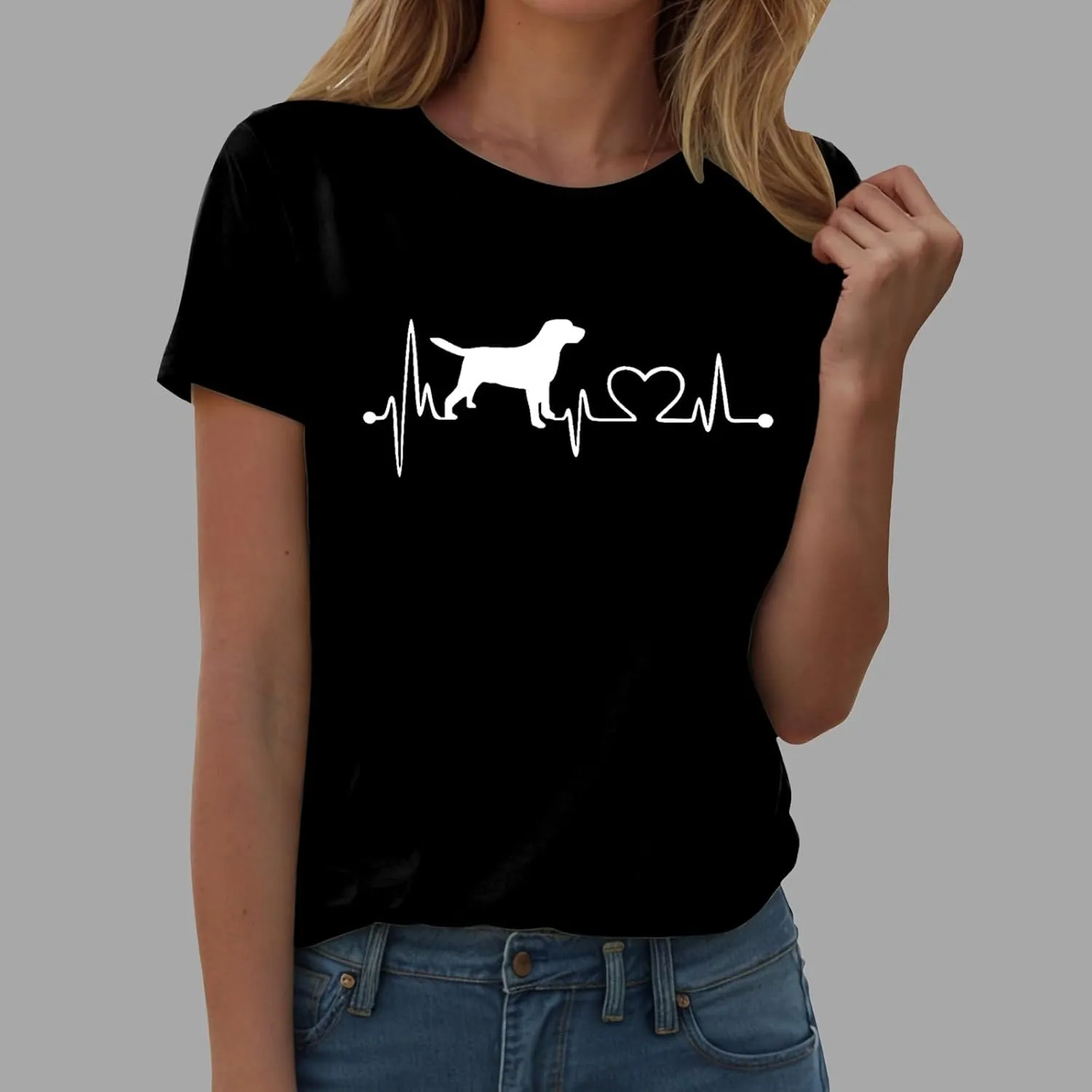 Summer Tops for Women 2025 Dressy Trendy Crew Neck Short Sleeve Tshirt Casual Loose Fit Basic Tees Ladies Tops