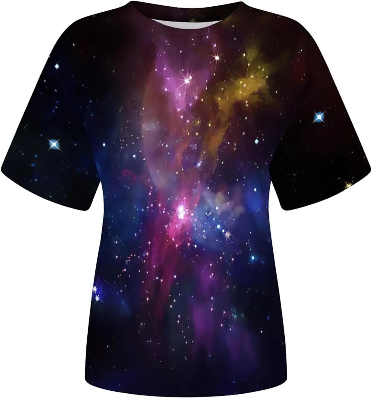 Summer Tops for Women 2025 Trendy Plus Size Short Sleeve Tshirts Shirts Casual Ladies Crew Neck Blouses