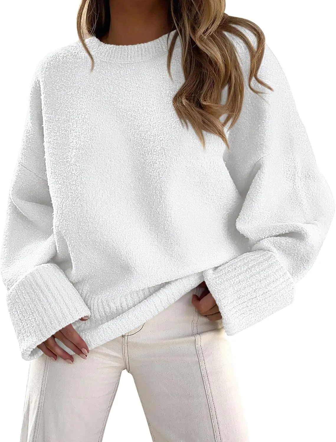 Sweaters for Women Long Sleeve Shirts Womens Sweatshirt 2024 Fall Fashion