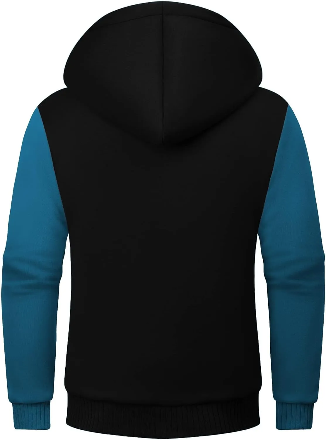 SWISSWELL Men Zip Up Hoodies Sherpa Lined Jacket Heavyweight Fleece Sweatshirt Winter Warm Hooded Coat