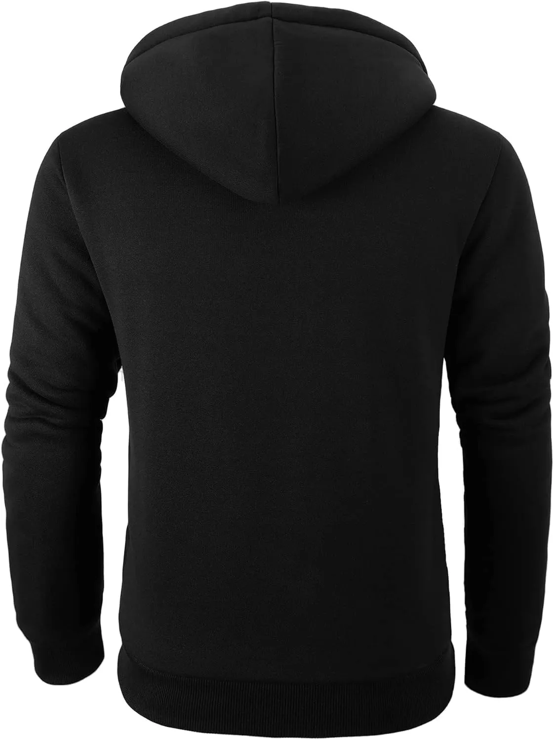SWISSWELL Men Zip Up Hoodies Sherpa Lined Jacket Heavyweight Fleece Sweatshirt Winter Warm Hooded Coat