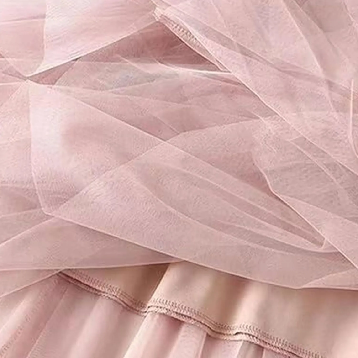 Tulle Skirts for Women Tutu Fairy Tiered Skirt A Line Swing Layered Ruffle Mesh Elastic High Waist Party Midi Skirts