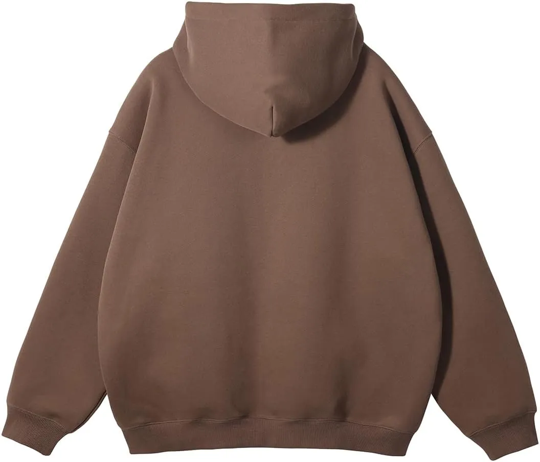 VFIVE UNFOUR Solid Color Zip Up Hoodies Men Winter Cotton Hooded Jacket Fashion Outwear Coat