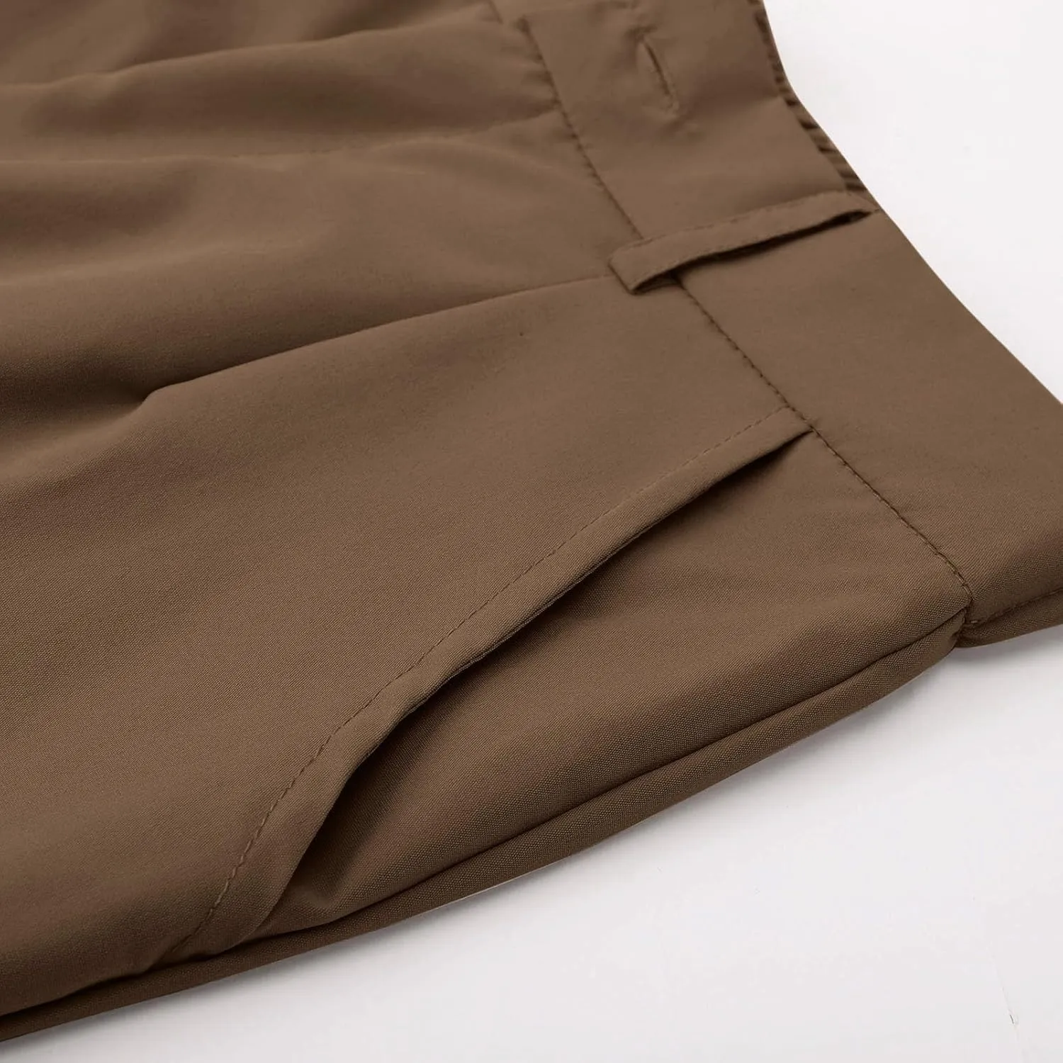 Wide Leg Casual Pants for Women Trendy High Waisted Cargo Pants with Pockets Baggy Stretch Utility Military Pants