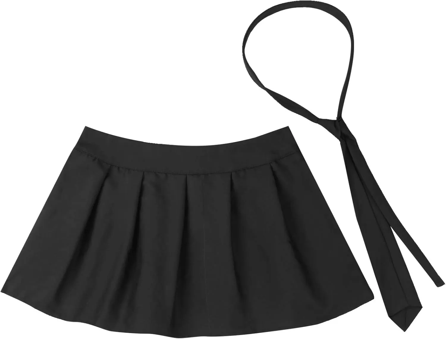 Woman's Schoolgirls Outfits Mini Skirt Plaid Skater A-line Skirt Pleated Role Play Lingerie