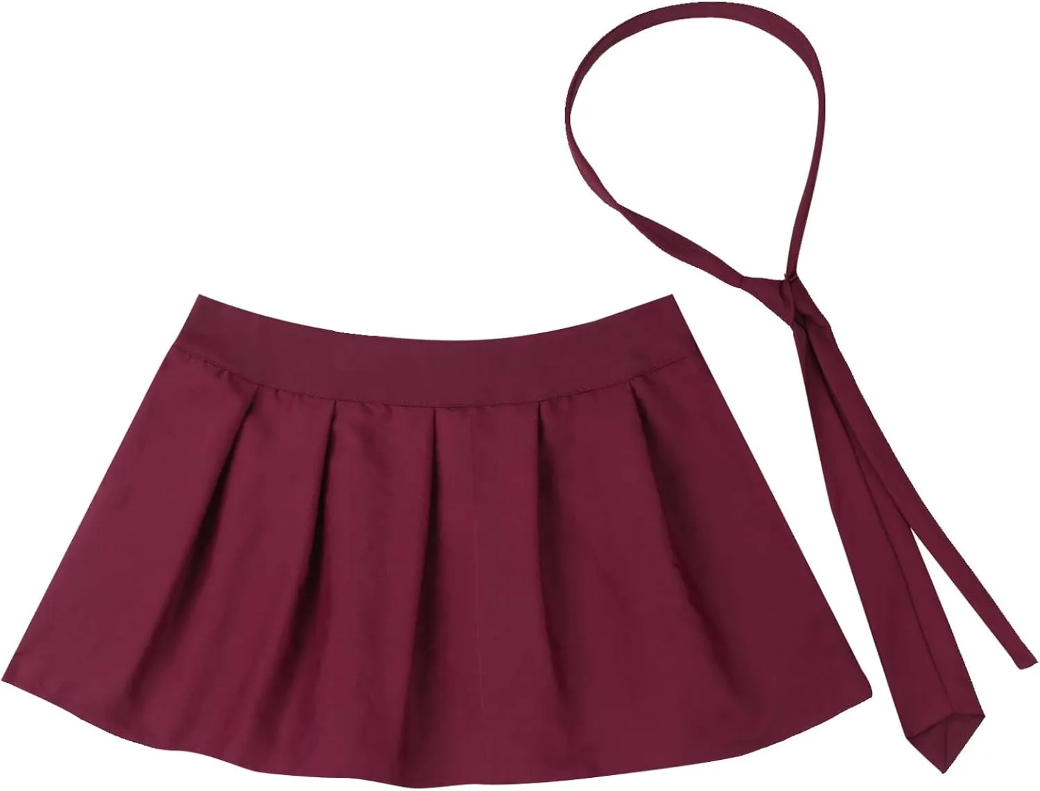 Woman's Schoolgirls Outfits Mini Skirt Plaid Skater A-line Skirt Pleated Role Play Lingerie