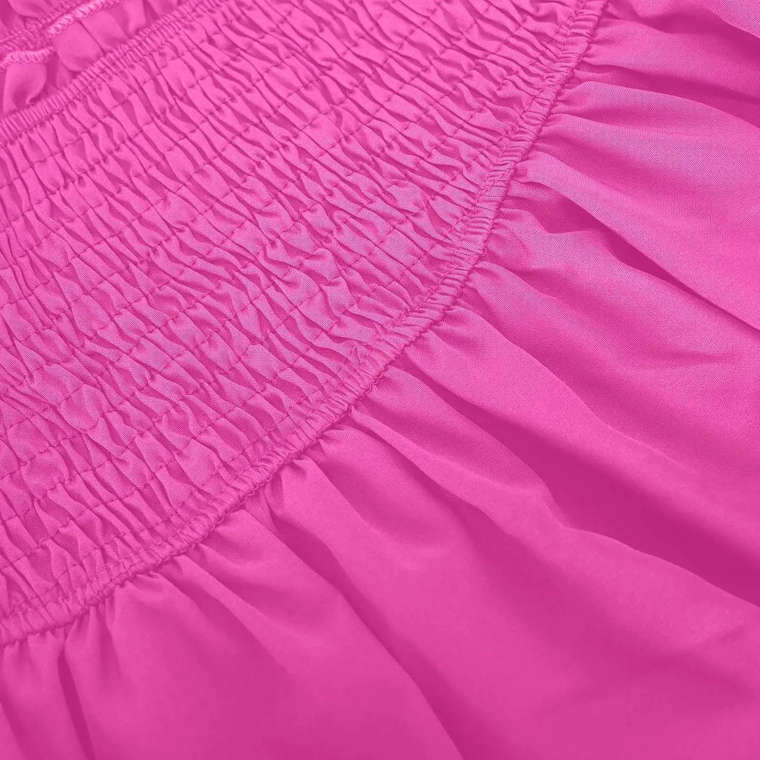 Women Ruffle Mini Skirts Layered High Waist Skirt Tiered Elastic Skirts Pleated Athletic Skirt Stretch Flared Skirts