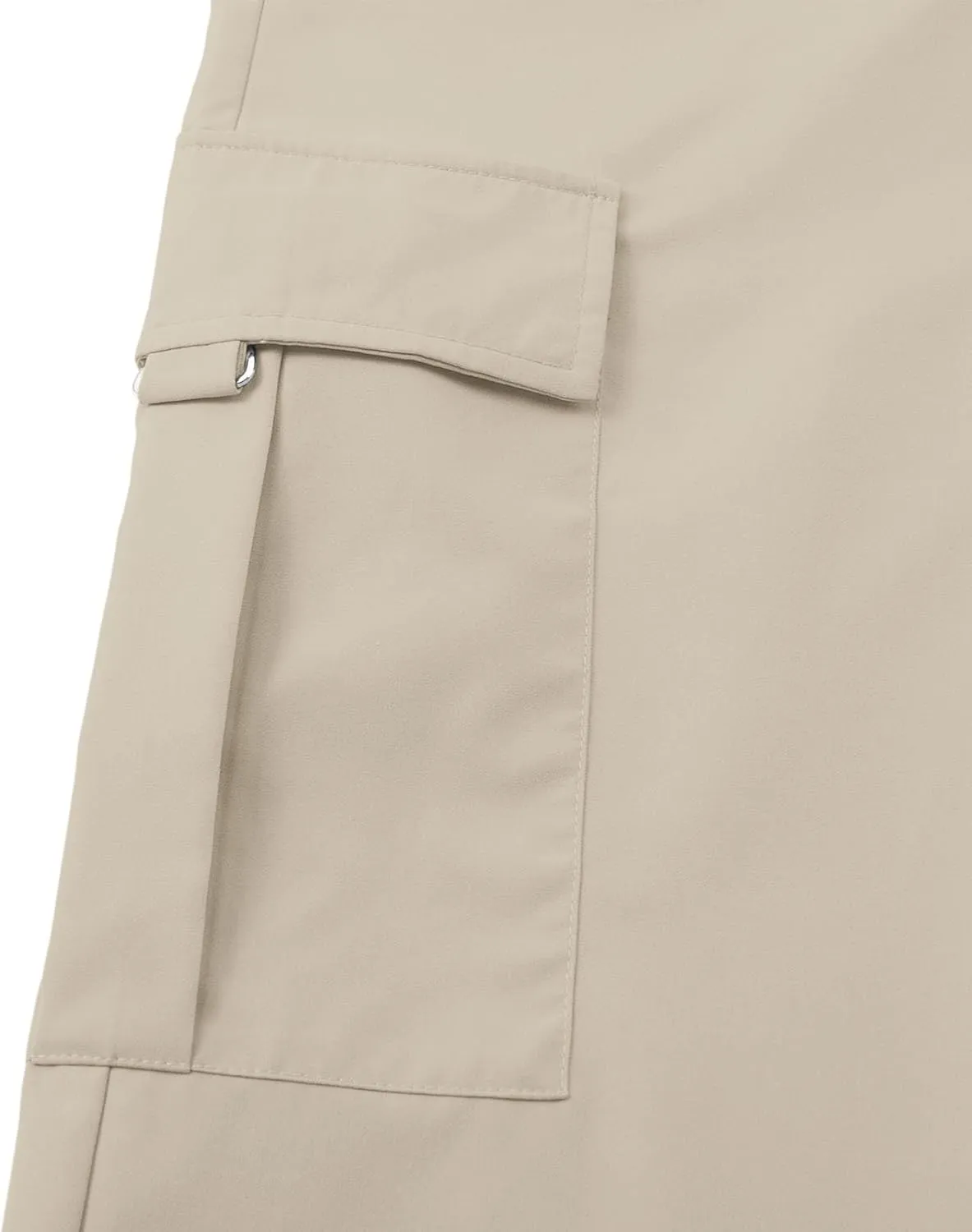 Womens Cargo Pants Casual High Waist Stretch Drawstring Straight Wide Leg Trousers Summer Baggy Trousers with Pockets