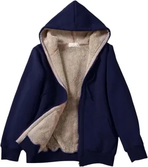 Womens Casual Oversized Sweatshirt Womens Zip Up Hoodies Cropped Sweatshirts Fleece Jackets Fall Outfits Hooded