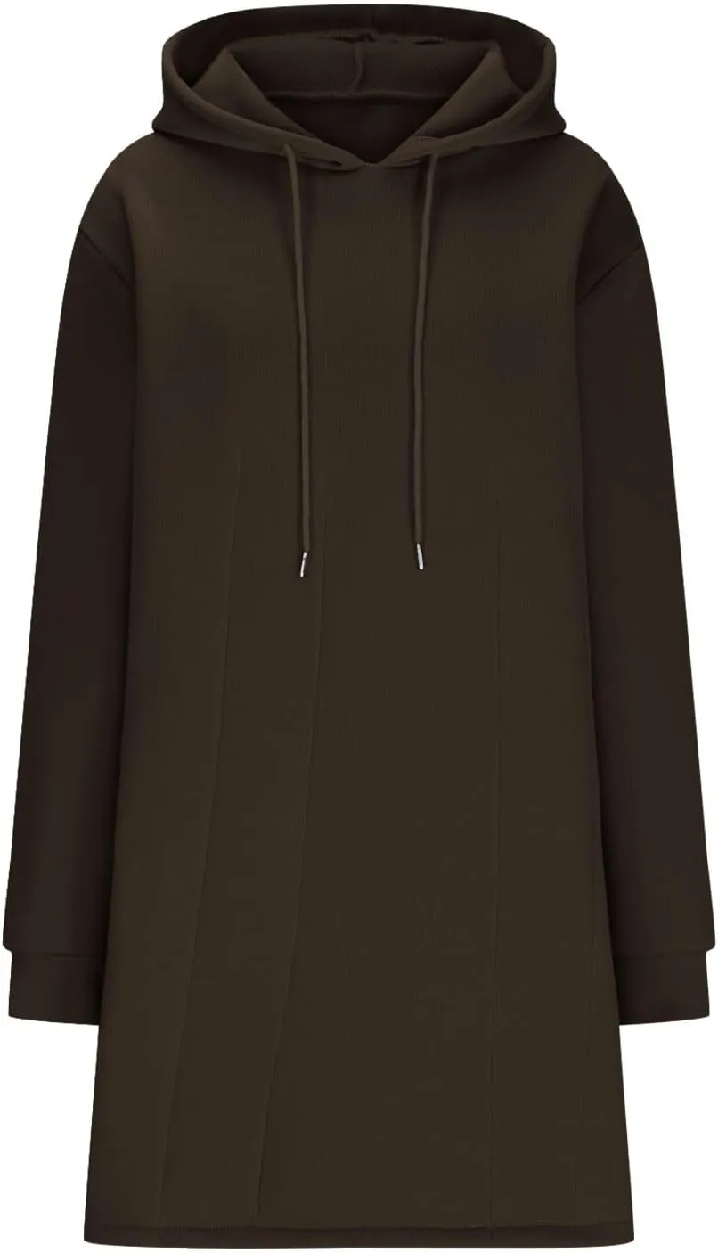 Women's Fleece Lined Zip Up Hoodies Cropped Hoodie Hoodie Midweight Fleece Sweatshirt Pullover Hooded Sweatshirt