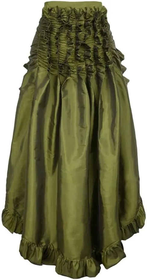 Women's High Waist A-Line Skirt, Ruffles Tulle Irregular Casual Skirt, Women Party Skirt