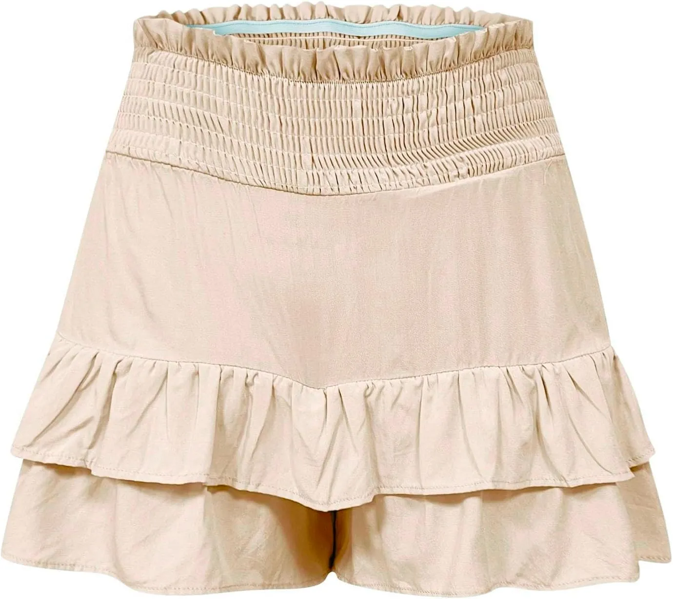 Women's High Waist Ruffle Mini Skirt Cute Flowy Beach Pleated Short Skirt 2025 Summer Fashion Trendy Skorts