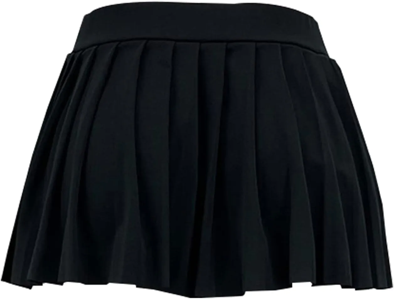 Women's Mini Pleated Skirts Y2k High Wiast Stretchy Tennis Skater A-Line Skirt Clubwear