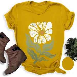 Women's Short Sleeve T Shirts Graphic Tees Crewneck Casual Loose 2025 Summer Boho Tops