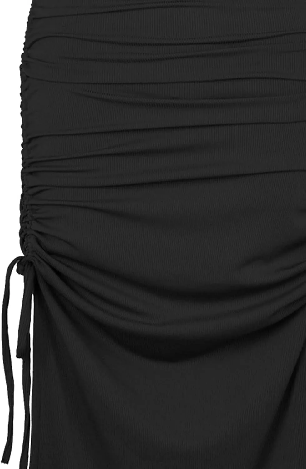 Womens Skirts Midi Length Solid Color Hip-Wrapped Split Skirt Sexy Elasticity Bodycon Skirts Trendy Elegant Skirt
