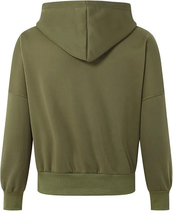 Womens Zip Up Hoodies Cropped Sweatshirts Casual Fleece Jackets Hooded Y2k Top Fall Outfits Clothes