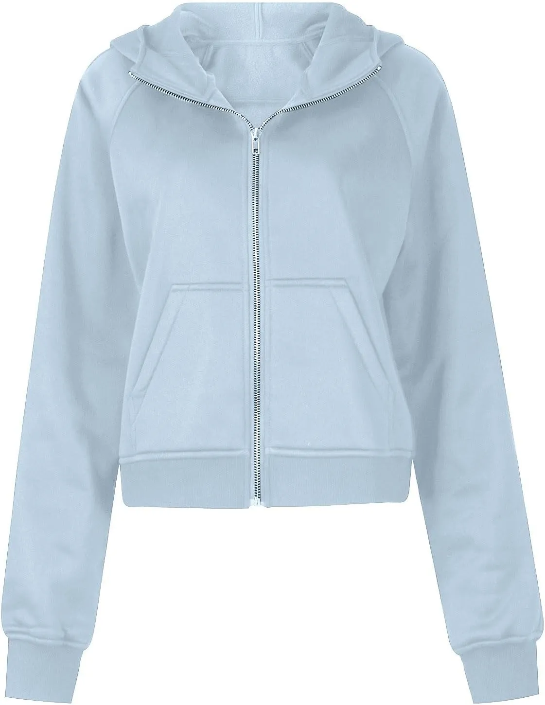 Womens Zip Up Hoodies Fleece Jackets Oversized Sweatshirts Fall Fashion Outfits 2024 Sweaters Winter Clothes