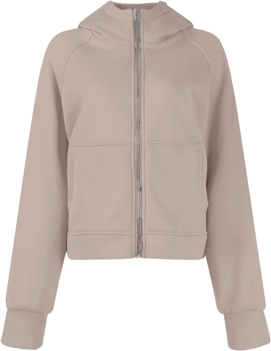 Womens Zip Up Hoodies Fleece Sweatshirts Oversized Jackets Fall Fashion Outfits Sweaters Winter Clothes