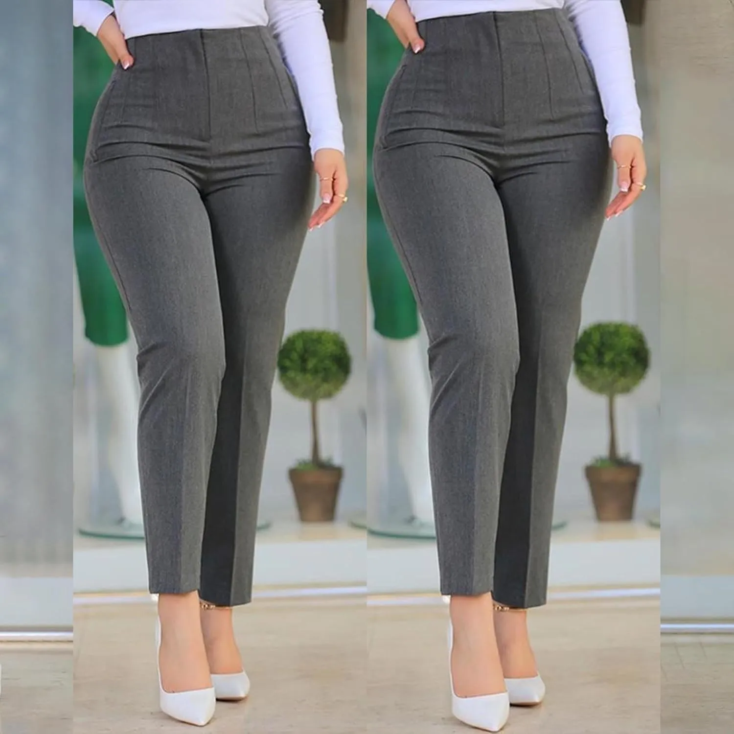 Work Out Sets Gym for Women Sports Long Leg Elastic Pants Fitness Yoga Pants Wide Leg Plus Size Pants for Women
