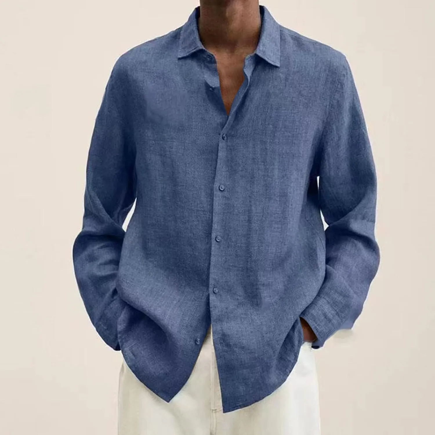 Ymosrh Men Fitness Clothes Spring Summer Men's Casual Cotton Linen Solid Color Short Sleeve Shirts Loose T-Shirts