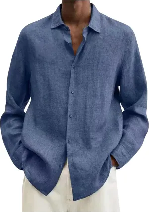 Ymosrh Men Fitness Clothes Spring Summer Men's Casual Cotton Linen Solid Color Short Sleeve Shirts Loose T-Shirts