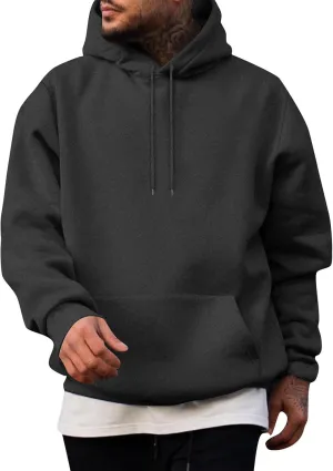 Ymosrh Men's Sports Hoodies Fashion Sweatshirt Long Sleeve Casual Hooded Sweatshirts Pullover Streetwear Hoodie, M-4XL