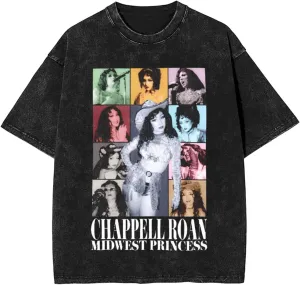 Youth & Adult Men Short-Sleeve T Shirts, Retro Oversized Crew Neck Top T Shirt