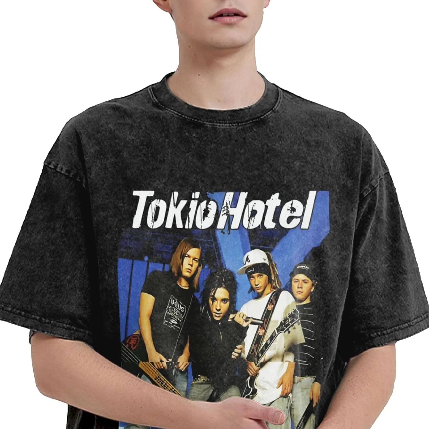 Youth & Adult Men's Short-Sleeve T-Shirts,Round Neck Tops Clothing T-Shirt