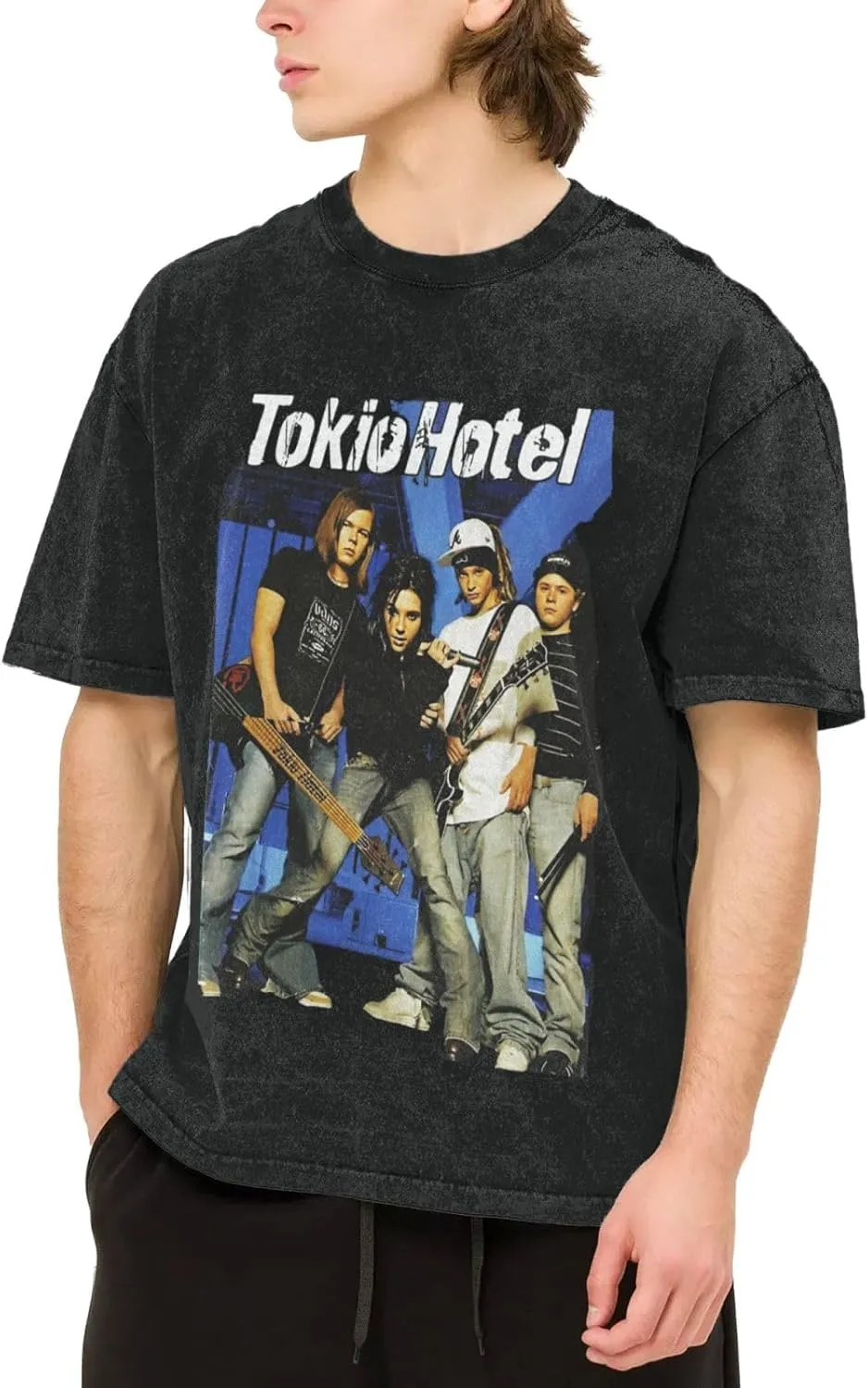 Youth & Adult Men's Short-Sleeve T-Shirts,Round Neck Tops Clothing T-Shirt